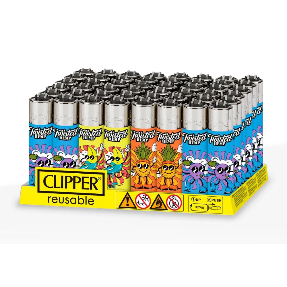 Clipper (DSPLY 48pc)(Lighter) CP11R Reusable Classic Large Twisted Hemp Character