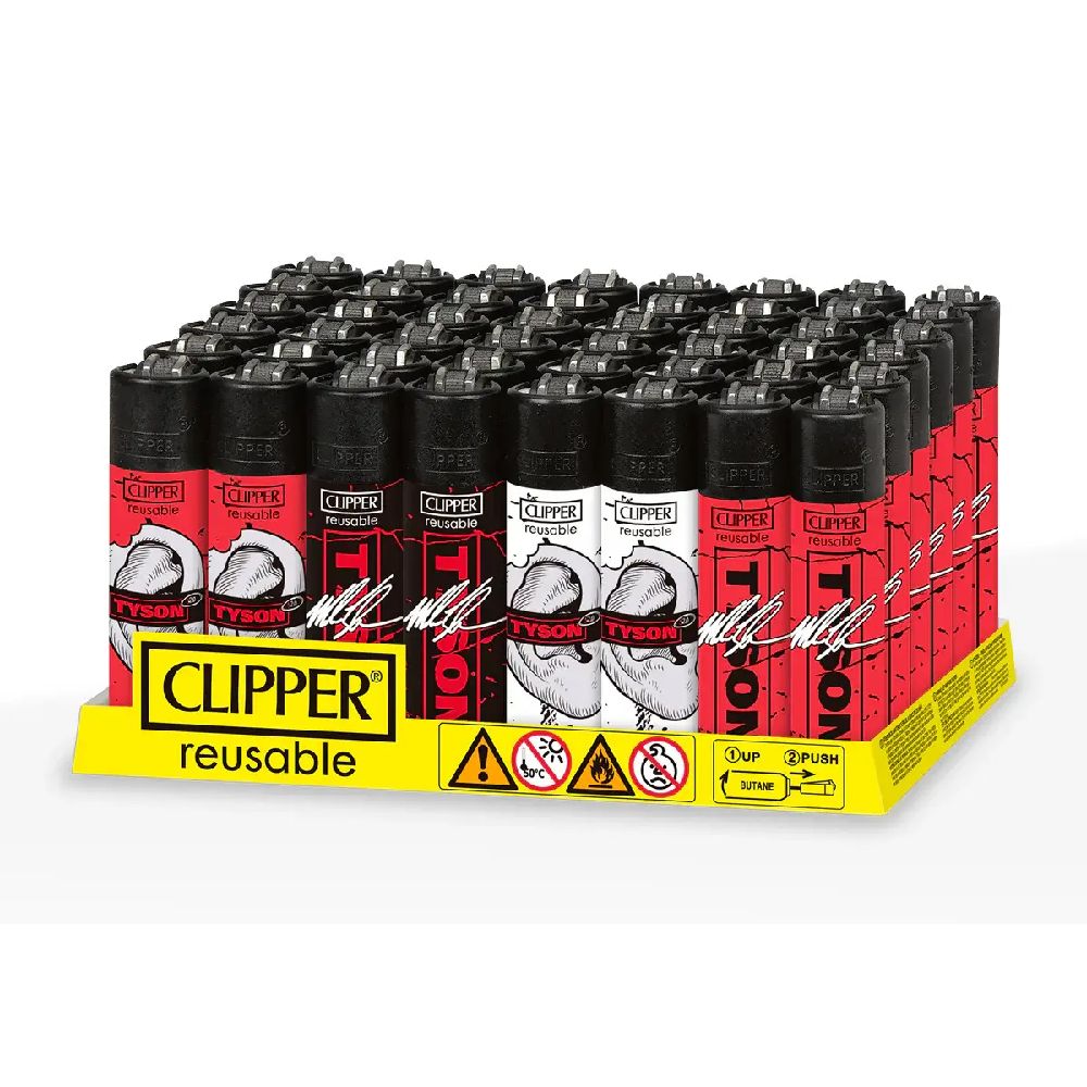 Clipper (DSPLY 48pc)(Lighter) CP11R Reusable Classic Large Mike Tyson The Ears