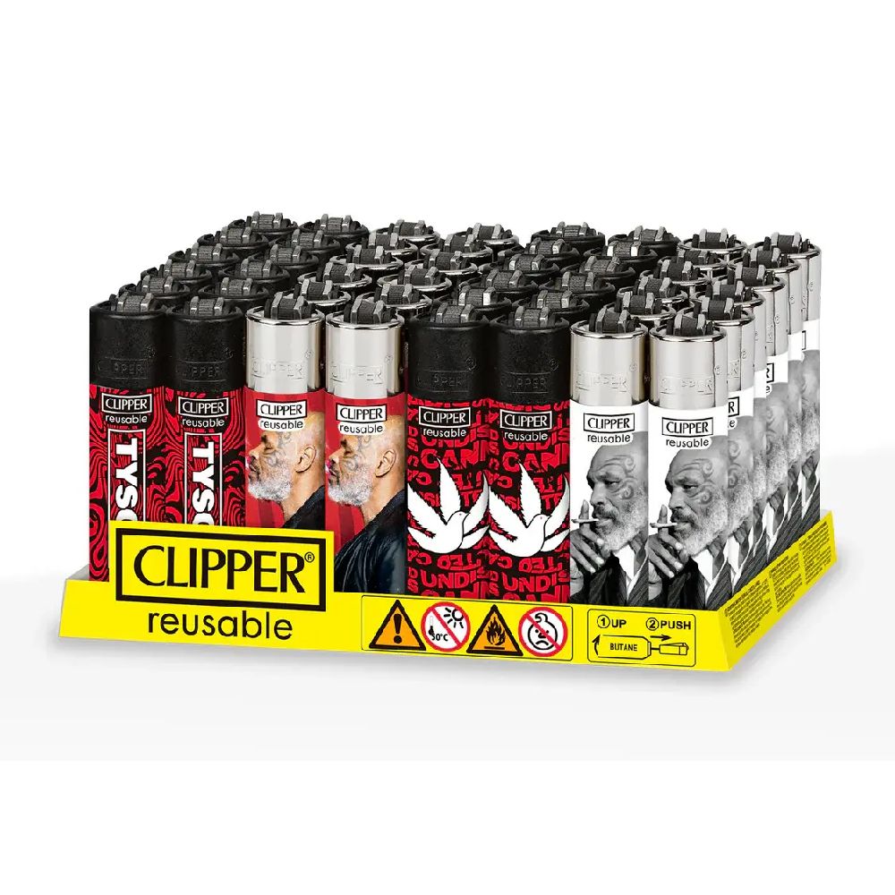 Clipper (DSPLY 48pc)(Lighter) CP11R Reusable Classic Large Mike Tyson