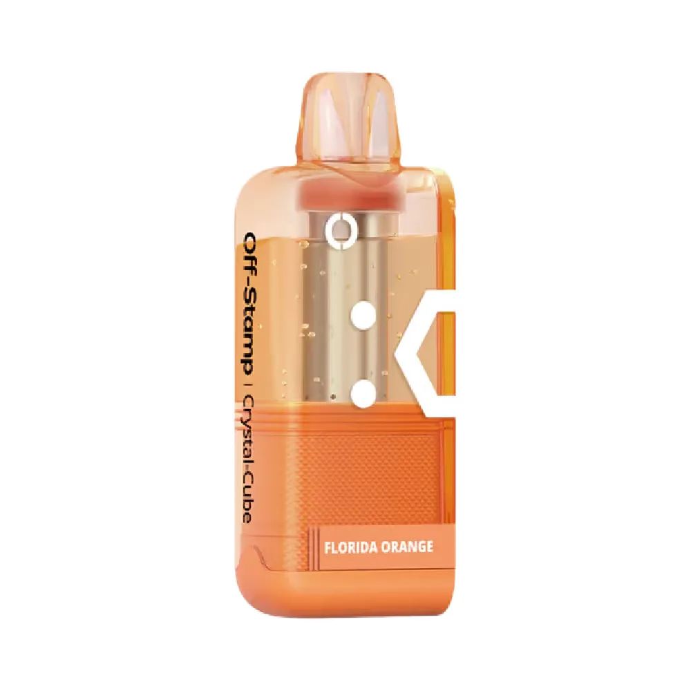Off Stamp X Cube Crystal 35K Disposable Pod Florida Orange with packaging