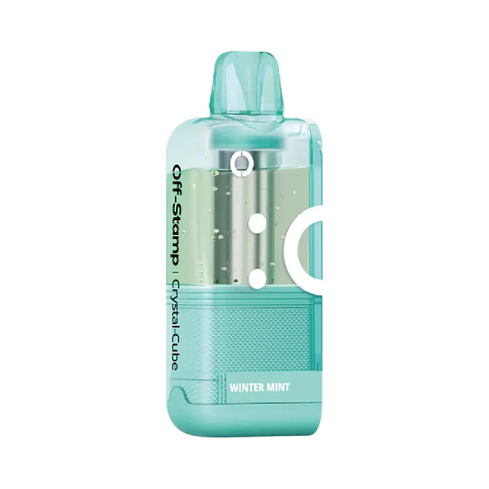 Off Stamp X Cube Crystal 35K Disposable Pod Winter Mint with packaging
