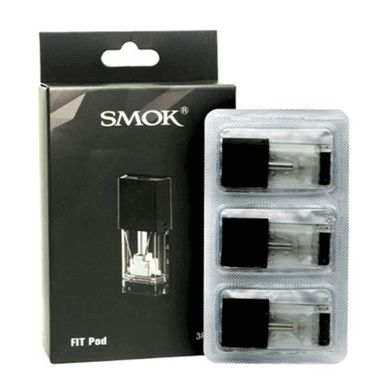 SMOK Fit Replacement Pods (3-pack) with packaging
