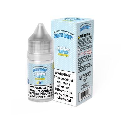 Blue Raz Lemonade Iced Salt Bae 50 Salts 30mL with packaging