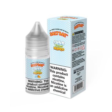 Tropical Mango Iced Salt Bae 50 Salts 30mL with packaging