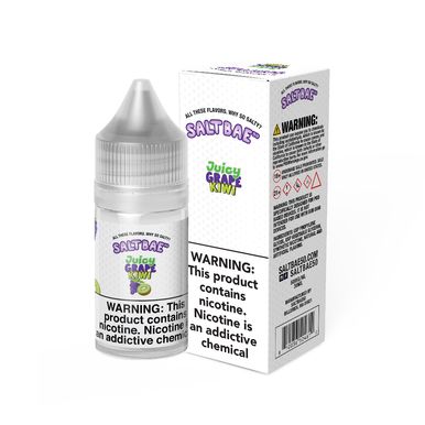 Juicy Grape Kiwi Salt Bae 50 Salts 30mL with packaging