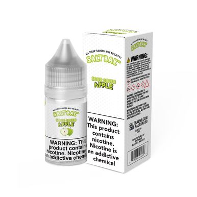 Sour Green Apple Salt Bae 50 Salts 30mL with packaging