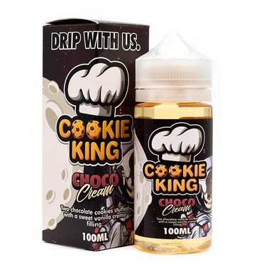 Choco Cream by Cookie King E-Liquid with packaging