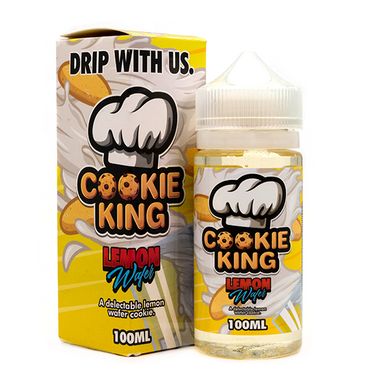 Lemon Wafer by Cookie King E-Liquid with packaging