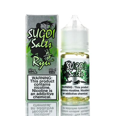 RYU by Sugoi Vapor Salt E-Liquid with Packaging