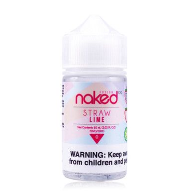 Straw Lime by Naked 100 Fusion E-Liquid bottle