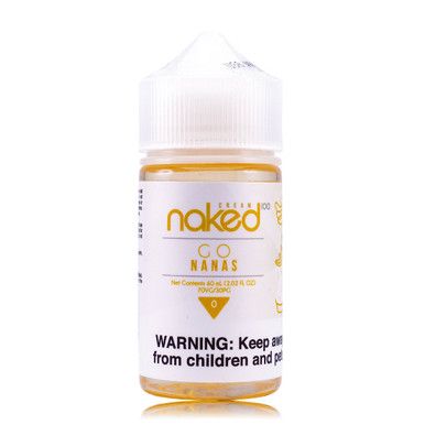 Banana by Naked 100 Cream (Formerly Go Nanas) E-Liquid bottle
