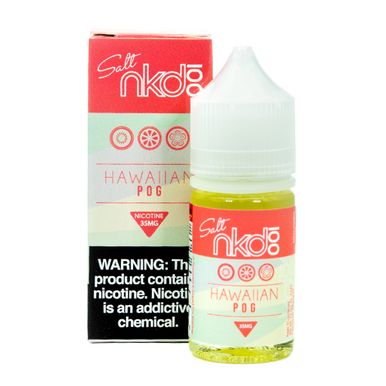 Hawaiian POG by NKD 100 Salt E-Liquid with packaging