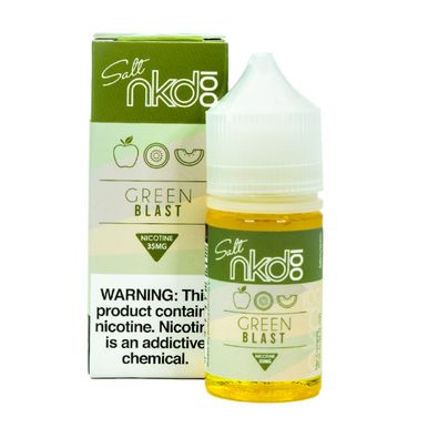 Melon Kiwi by NKD 100 Salt (Formerly Green Blast) E-Liquid with packaging