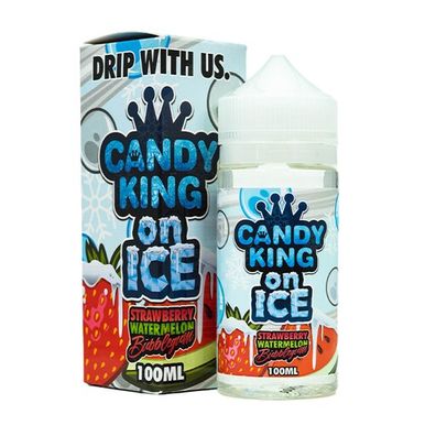 Strawberry Watermelon Bubblegum on Ice by Candy King on Ice E-Liquid with packaging