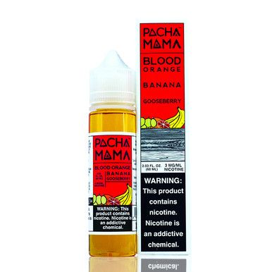 Blood Orange Banana Gooseberry by TFN Pachamama Series (60mL) with packaging
