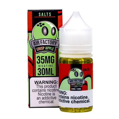 Crisp Apple by Air Factory Salt E-Liquid with packaging
