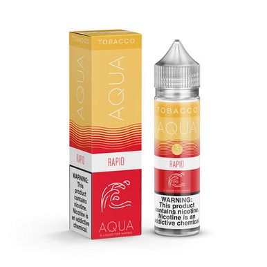 Rapid (American Red) By Aqua Tobacco E-Liquid 60mL with Packaging