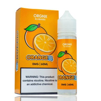 Orange Ice By ORGNX E-Liquid with Packaging