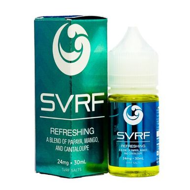 Refreshing By SVRF Salts E-Liquid with Packaging