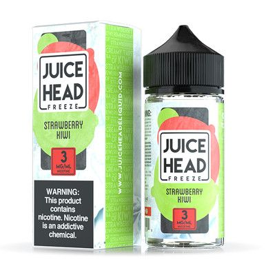 Strawberry Kiwi By Juice Head Freeze E-Liquid with Packaging