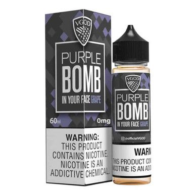 Purple Bomb By VGOD eLiquid with Packaging