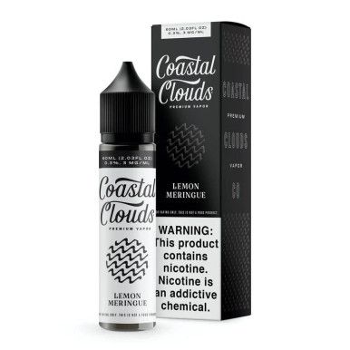 Lemon Meringue By Coastal Clouds E-Liquid with packaging