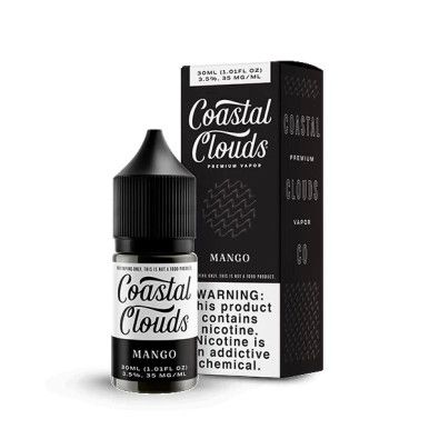 Mango By Coastal Clouds Salt E-Liquid with packaging