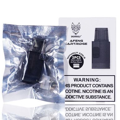 SnowWolf AFENG Replacement Pods 2-Pack with Packaging