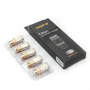 Aspire Triton Clapton Coils | 0.5ohm (5-Pack) with packaging