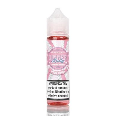 Strawberry Macaroon By Dinner Lady E-Liquid Bottle