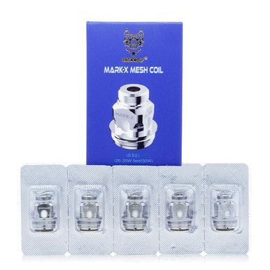 SnowWolf Mark Tank Coils 5-Pack with packaging