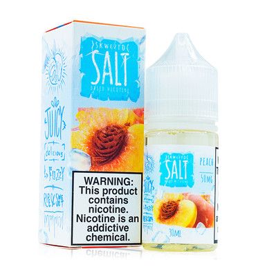 Peach ICE Salt By Skwezed E-Liquid with Packaging