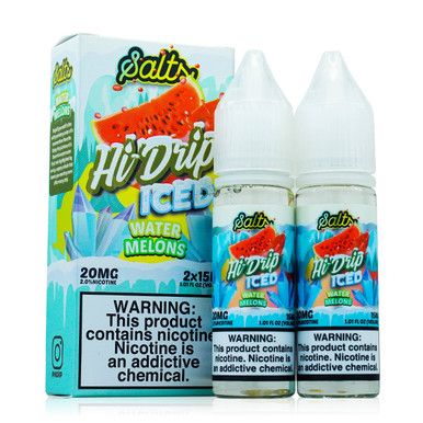 Melon Patch Iced (Water Melons Iced) Salt By Hi-Drip E-Liquid with Packaging