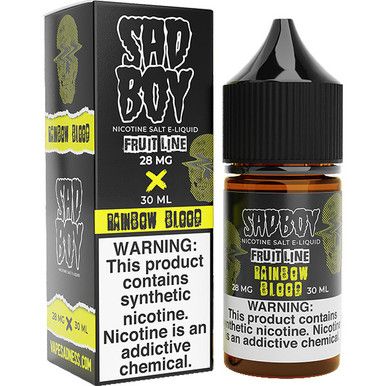 Rainbow Blood by Sadboy Bloodline Salt E-Liquid with Packaging