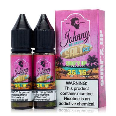 Surfs Up Ice by Johnny Apple Vapes Salt 30ml  with Packaging