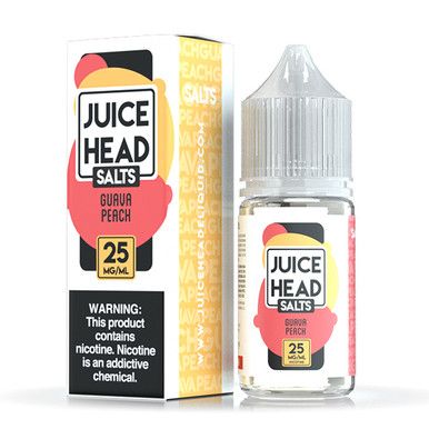 Guava Peach by Juice Head Salts E-Liquid with Packaging