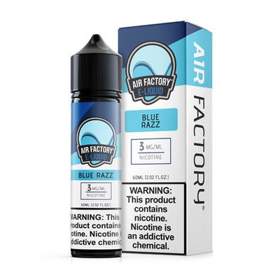 Blue Razz Air Factory 60mL with Packaging