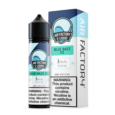 Blue Razz Ice Air Factory 60mL with Packaging
