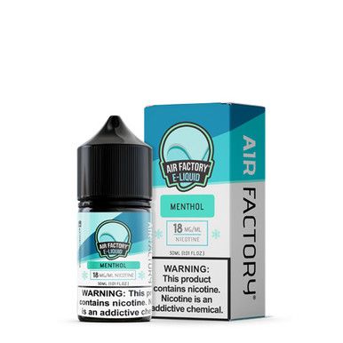 Menthol Air Factory Salts 30mL with Packaging