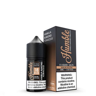 Vanilla Almond Tobacco Humble Salts 30mL with Packaging