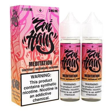 Meditation By Zen Haus E-Liquid with Packaging