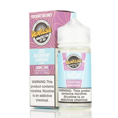 Iced Blackberry Lemonade By Vapetasia E-Liquid with Packaging