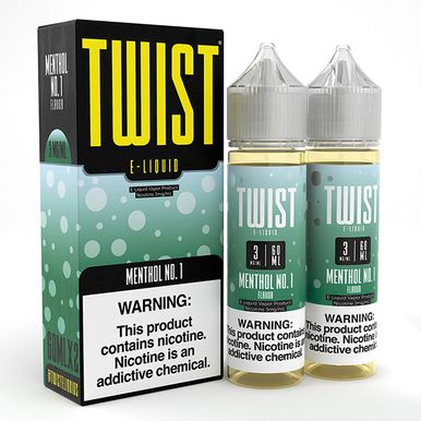 Menthol No.1 By Twist E-Liquid with Packaging