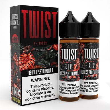 Tobacco Platinum No.1 By Twist E-Liquid with Packaging