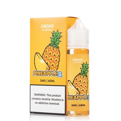Pineapple Ice By ORGNX E-Liquid with Packaging