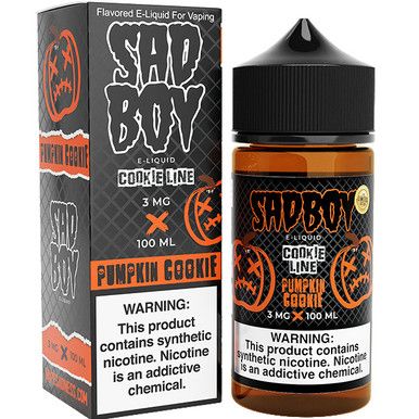 Pumpkin Cookie by Sadboy E-Liquid with Packaging