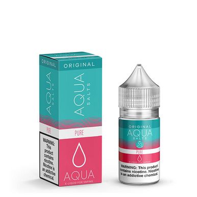 Pure by Aqua Tobacco-Free Nicotine Salts E-Liquid with packaging