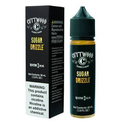 Sugar Drizzle by Cuttwood E-Liquid (60ML) witth Packaging