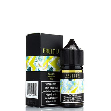 Smooth Banana Ice Fruitia Salts 30mL with Packaging