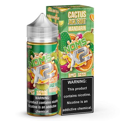 Cactus Jackfruit Mandarin by Nomenon Noms X2 E-Liquid with Packaging